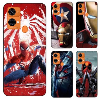 เคสโทรศัพท์ซิลิโคน TPU แบบนิ่ม ลายซุปเปอร์ฮีโร่ Marvel สําหรับ Oukitel C33