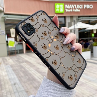 เคสโทรศัพท์มือถือแบบแข็ง ใส บาง กันกระแทก ลายการ์ตูนหมีน่ารัก สําหรับ Xiaomi POCO C31 Redmi 9C NFC 9 Activ Redmi 10A