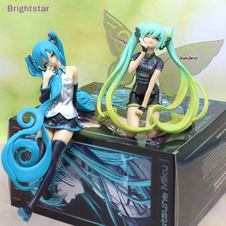 Brightstar โมเดลฟิกเกอร์ PVC อนิเมะ Hatsune Miku Racing Butterfly Wings Kawaii ของเล่น ของขวัญ สําหรับเด็ก