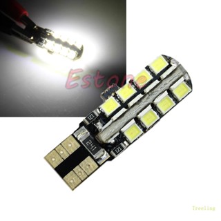 Treeling หลอดไฟเบรกจอดรถยนต์ LED DC12V T10 2835 32LED 3528