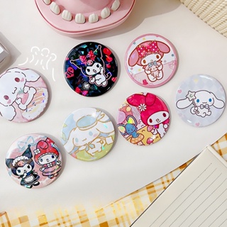 Cartoon Laser Badge Big Ear Dog Imp Brooch New Girls Ins Sweet and Cute Everyday Versatile Bag Accessories Female