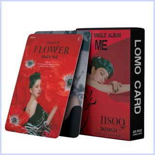 Kpop Lomo Card 2023 โฟโต้การ์ด การ์ดอวยพรฤดูกาล โฟโต้การ์ด รูปภาพส่วนตัว Kim Jisoo การ์ดโลโม่ ของขวัญ สําหรับ Blink cingth