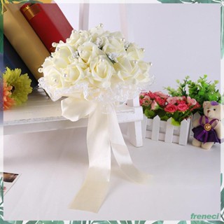 [Freneci] ช่อดอกไม้เจ้าสาวประดิษฐ์ สําหรับงานแต่งงาน วันวาเลนไทน์