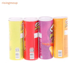 [risingmeup] ขวดมันฝรั่งทอดจิ๋ว 1:12 อุปกรณ์เสริม สําหรับบ้านตุ๊กตา 4 ชิ้น ต่อชุด