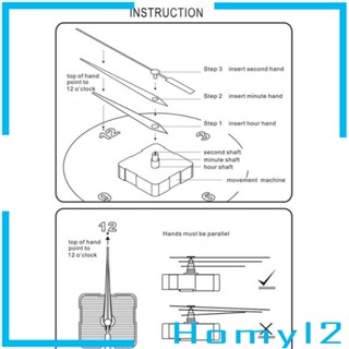 [HOMYL2] กลไกกลไกนาฬิกา หน้าปัดหนา 0.83 นิ้ว ความยาวเพลา 31 มม.