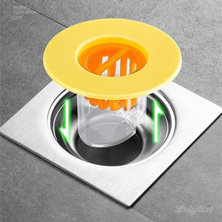 ღ ตะแกรงกรองน้ำในครัว ปลั๊กตะแกรง ตะแกรงระบายน้ำ Core Sink Backflow Preventer Sewer Core For Anti Odor Toilet Bathroom Accessories