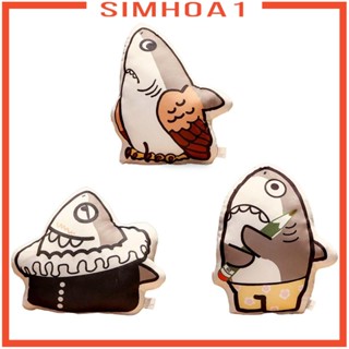 [Simhoa1] หมอนตุ๊กตาปลาฉลาม แบบนิ่ม กอดได้ สําหรับวันหยุด