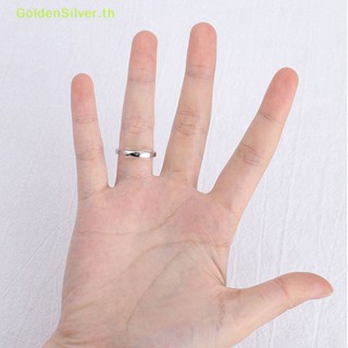 Goldensilver ตัวปรับขนาดแหวน แบบมองไม่เห็น สีเงิน 2 ชิ้น