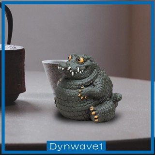 [Dynwave1] รูปปั้นจระเข้ สําหรับตกแต่งสวน ตู้หนังสือ