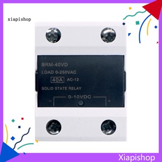 รีเลย์ควบคุมแรงดันไฟฟ้า XPS BRM-40VD 40A 0-10V DC อินพุต 0-250V AC