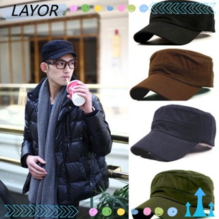 Layor หมวกแก๊ป ผ้าฝ้าย ปรับได้ หลากสี สไตล์วินเทจ คลาสสิก สําหรับทุกเพศ