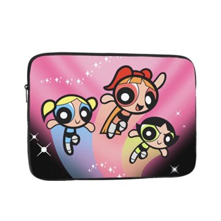 เคสแล็ปท็อป แบบพกพา กันกระแทก ลาย The Powerpuff Girls ขนาด 10-17 นิ้ว