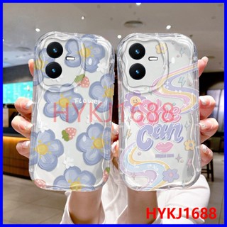 เคส Vivo Y22S เคส Vivo Y22 2022 tpu เคสนิ่ม แบบใส ลายครีม เคสโทรศัพท์ NYW