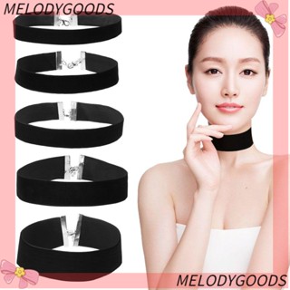 MELODG Statement Jewelry Adjustable Classic Vintage Elegant Retro Velvet Choker