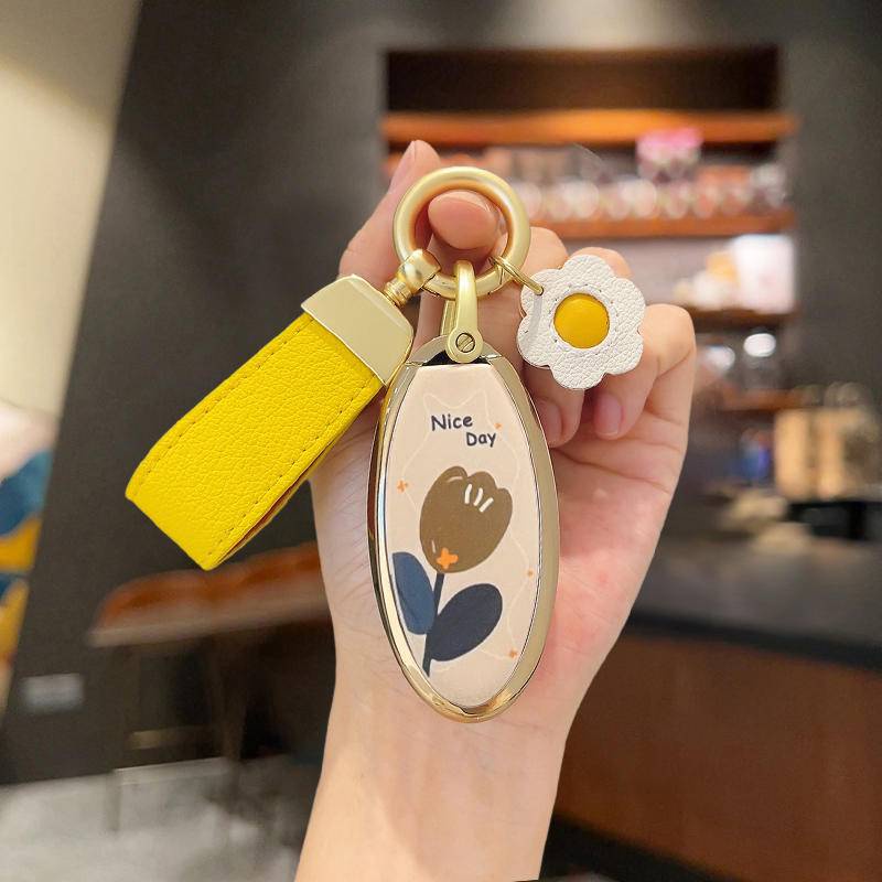 ที่ใส่กุญแจรีโมทรถยนต์ Nissan Kicks Almera Frontier พวงกุญแจรถ. กระเป๋าใส่กุญแจรถ