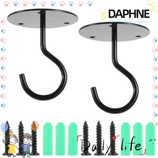 Daphne ตะขอแขวนเพดาน สําหรับแขวนต้นไม้ รวมทั้งไม้แขวนเสื้อติดผนัง แบบมืออาชีพ สําหรับให้อาหารนก และโคมไฟ