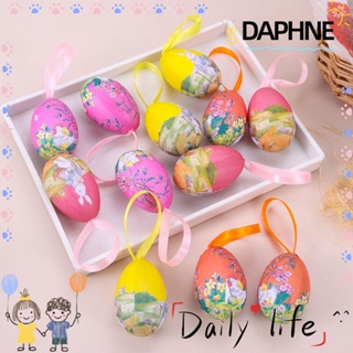 DAPHNE ไข่อีสเตอร์ หลากสี 12/24 ชิ้น สําหรับแขวนตกแต่ง DIY