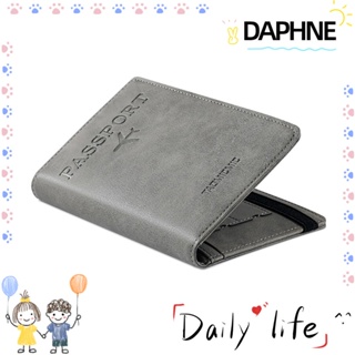 Daphne ซองใส่หนังสือเดินทาง หนัง PU แบบบางพิเศษ มีซิป อเนกประสงค์ สําหรับเดินทาง