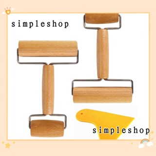 Simple ลูกกลิ้งไม้ 5D อุปกรณ์เสริม สําหรับงานศิลปะ 2 แพ็ก