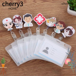 CHERRY3 คลิปหนีบป้ายชื่อ แบบโลหะ น่ารัก สําหรับหมอ พยาบาล