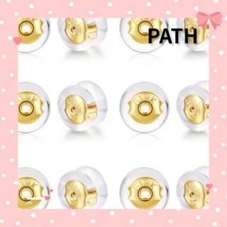 PATH อะไหล่ยางซิลิโคน ทองแดง เส้นผ่าศูนย์กลาง 0.6 ซม. สําหรับต่างหู