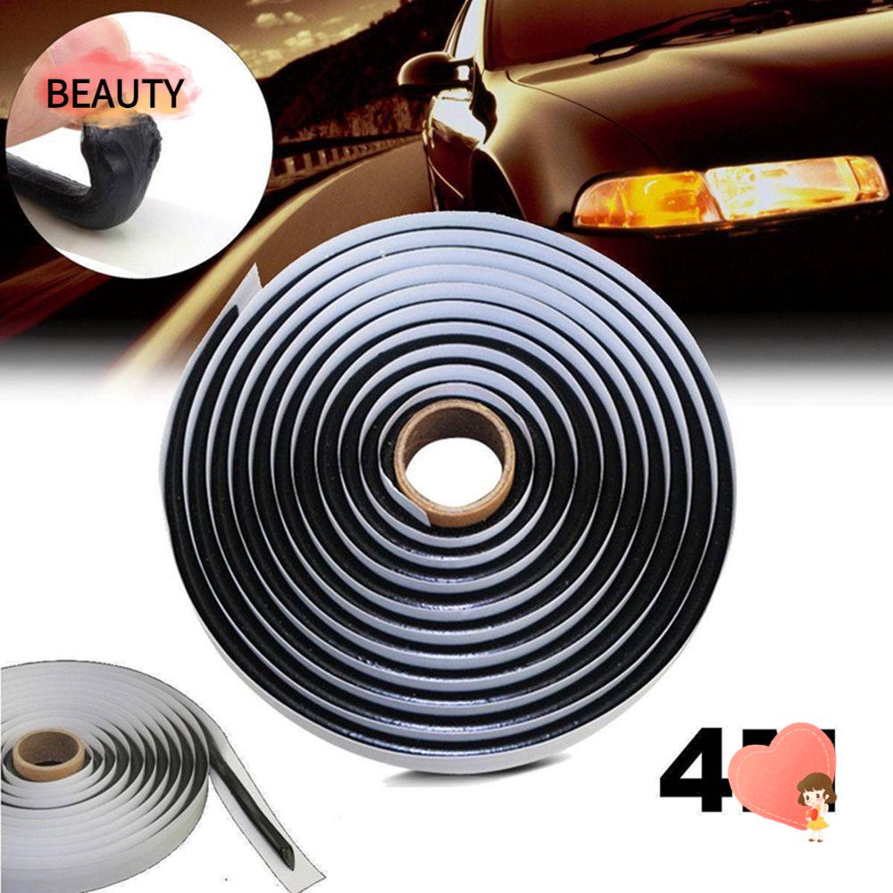 BEAUTY /4M New Car Reseal Strip Door Sealant Glue Butyl Rubber Retrofit Truck Black Practical LED Headlight Glue