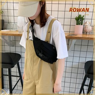 Rowans กระเป๋าสะพายไหล่ กระเป๋าเมสเซนเจอร์ ขนาดเล็ก สีพื้น สําหรับผู้หญิง