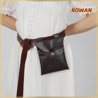 Rowans กระเป๋าคาดเอว หนังกลับ สําหรับใส่เข็มขัด เครื่องแต่งกายยุคกลาง