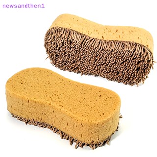 Newsandthen1 ฟองน้ําล้างรถ Chenille แปดรูปทรง ป้องกันรอยขีดข่วน ทําความสะอาด ล้างรถ เครื่องมือดูแล ล้างรถ บ้าน ขนาดใหญ่พิเศษ ดูดซับได้ดี