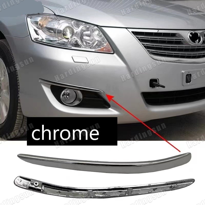 ฝาครอบไฟตัดหมอก โครเมี่ยม ติดกันชนหน้ารถยนต์ สําหรับ TOYOTA Camry 2006 2007 2008 ACV40 ACV41