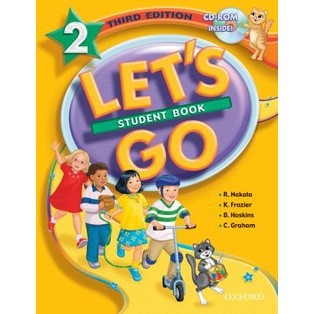 Bundanjai (หนังสือเรียนภาษาอังกฤษ Oxford) Lets Go 3rd ED 2 : Students Book +CD (P)