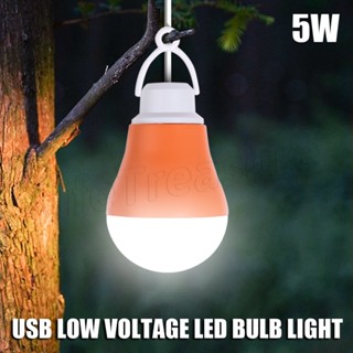 โคมไฟอ่านหนังสือ LED 5V 5W ขนาดเล็ก แบบพกพา ประหยัดพลังงาน ชาร์จ USB สําหรับตั้งแคมป์ ตกปลากลางคืน