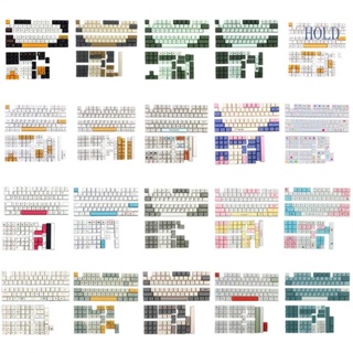 Ace 126 ปุ่มกดคีย์บอร์ด ย้อมสี PBT สําหรับคีย์บอร์ด Mechanical Keyboar