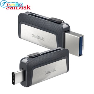 Sandisk SDDDC2 Extreme Type-C 128GB 64GB 32GB Dual OTG USB แฟลชไดรฟ์ปากกา USB แฟลชไดรฟ์ Micro USB Type C