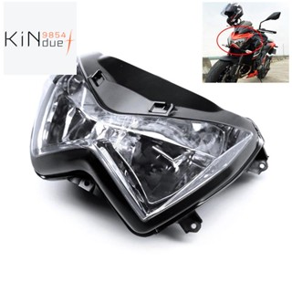 ไฟหน้ารถจักรยานยนต์ สีดํา สําหรับ Kawasaki Z800 Z250 2013 2014 2015 2016 2017