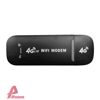 [Woodrow.th] ดองเกิลสติ๊กไร้สาย 4G LTE WIFI USB โมเด็มฮอตสปอตมือถือ 150Mbps