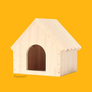 [Fenteer1] ของเล่นบ้านไม้ ขนาดเล็ก สําหรับหนูแฮมสเตอร์ ชินชิล่า
