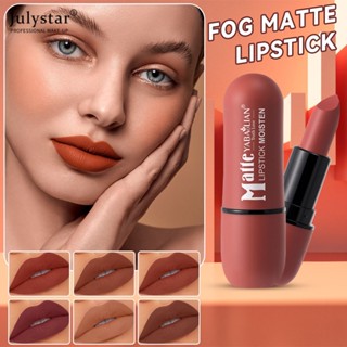 JULYSTAR Yabaolian Fog Matte Lipstick Liptint ลิปทินท์ไม่หลุดง่ายไม่ติดถ้วยชุดลิปสติกกันน้ำและกันเหงื่อ