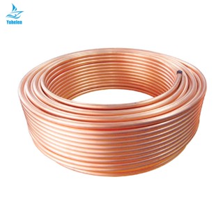 คอยล์ทองแดง T2 2 3 4 5 6 8 10 12 14 16 มม. 99.9% T2 ยาว 1 ม. สําหรับเครื่องปรับอากาศ DIY