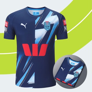 2023 ใหม่ เสื้อกีฬารักบี้ NSW Blues ไซซ์ S ถึง Rugby Jersey Size S-5XL