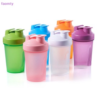 Faomty Sport ขวดเขย่า พลาสติก ขนาด 400 มล. สําหรับใส่เวย์โปรตีน ผงผสมเครื่องดื่ม TH