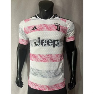 เสื้อกีฬาแขนสั้น ลายทีมฟุตบอล Juventus 2023-24 ชุดเยือน