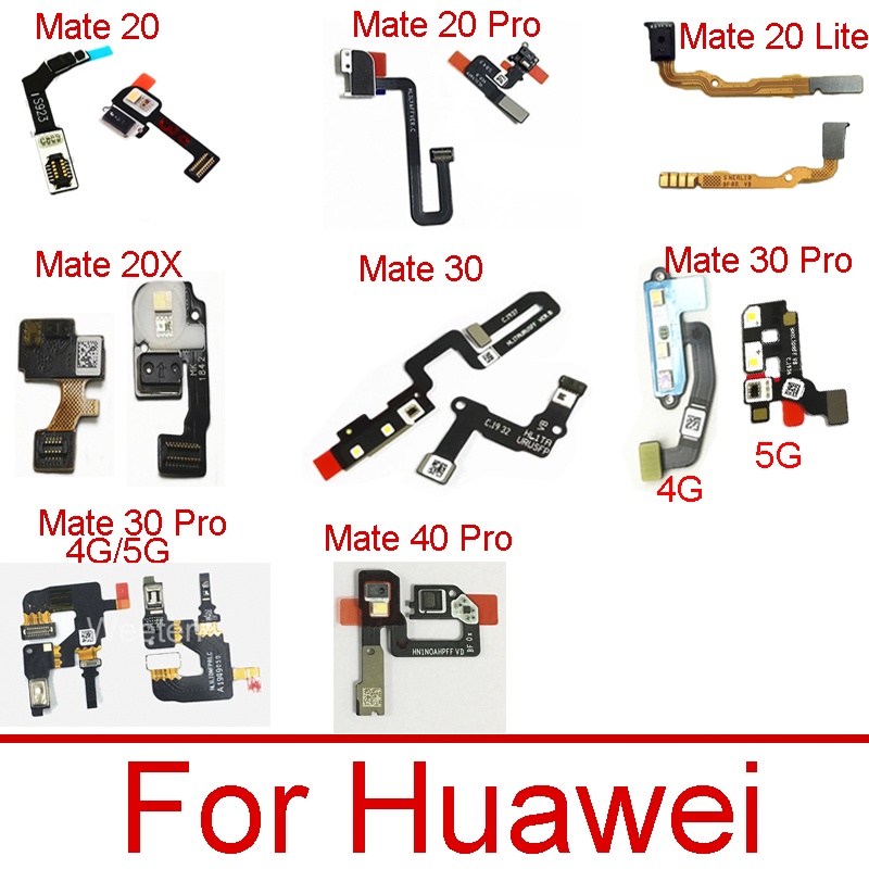 Light Proximity Sensor Flex สําหรับ Huawei Mate 20 30 40 Pro Lite 20X Mate 30Pro 4G 5G Maimang 7 ไฟฉายเซ็นเซอร์ Flex Ribbon