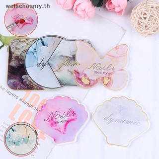 Ww จานผสมสีเรซิ่น สําหรับผสมสีทาเล็บเจล TH