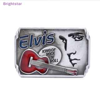 Brightstar Guitars The King of Rock and Roll Elvis ใหม่ เข็มขัดกว้าง สําหรับผู้ชาย