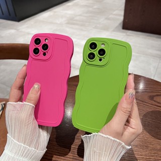 Green transparent phone case suitable for iPhone 14, 13, 12, with airbag wave edge silicone phone case 11Pro Max iPhone Case xsmax XR XS 6 7 8 plus 12mini 13mini se2020 se2023 Protective Camera Cover