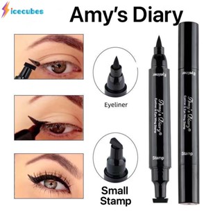 2 in 1 Stamp Eyeliner Pencil Double Side Magic Eyeliner Seal Eyeliner Stamp Pen Eyeliner ICECUBES