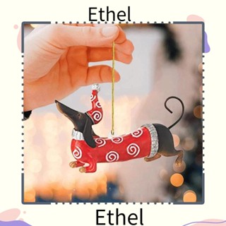 Ethel1 จี้การ์ตูนสุนัข สองด้าน ใช้ซ้ําได้ 3 ชิ้น ต่อชุด