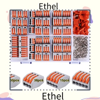 Ethel1 อุปกรณ์เชื่อมต่อไฟฟ้า 2 3 4 5 พอร์ต 28-12 AWG 115 ชิ้น