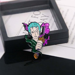 Koryes เข็มกลัดอัลลอย รูปการ์ตูนอนิเมะวันพีช Roronoa Zoro สําหรับผู้หญิง